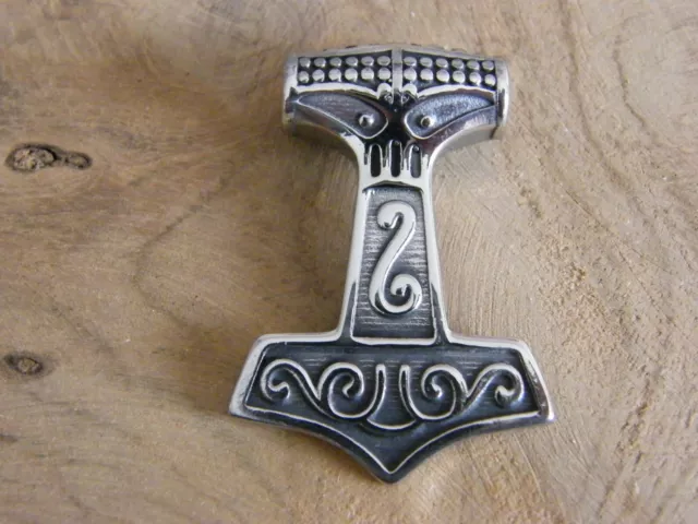 Pendentif Marteau de Thor en acier inoxydable