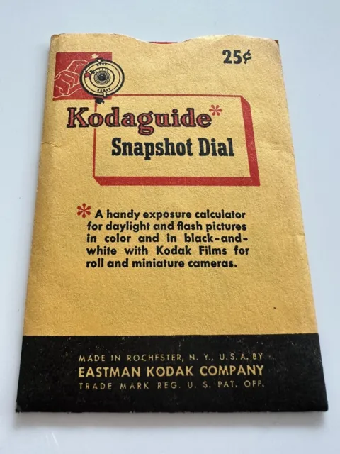 Esfera instantánea vintage Kodak Kodaguide