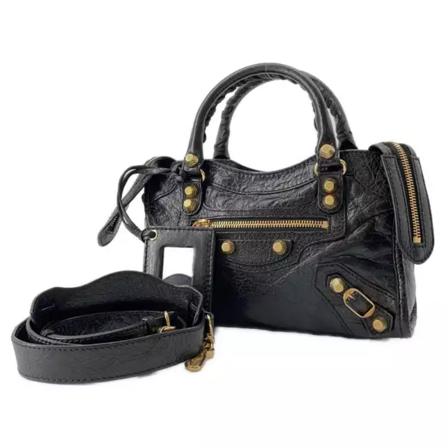 Balenciaga giant 12 deals mini city leather tote