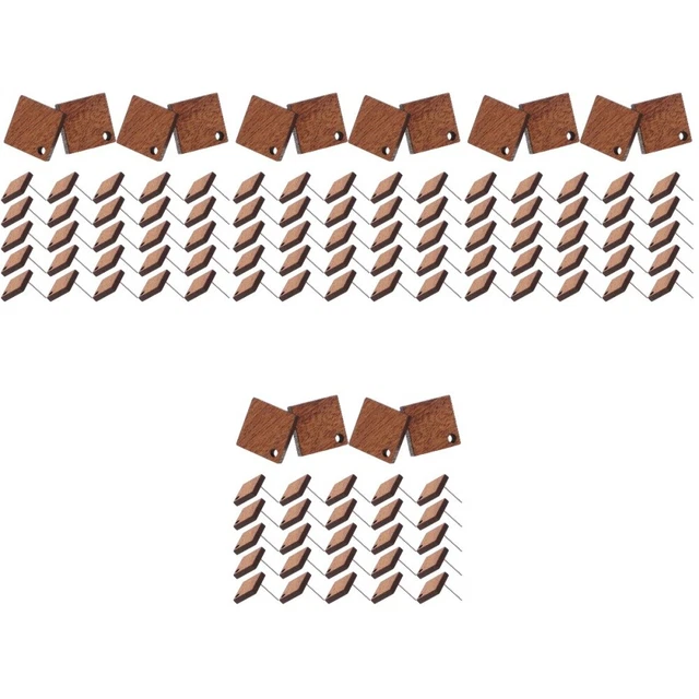 120 PIEZAS Pendientes de correo de madera - Sementales Pendientes creativos Accesorios Pendientes - Posts