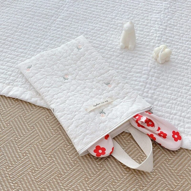 Quilted Mommy Bag Diaper Nappy Bag Baby Stuff Organizer Handbags Storage Bag 6