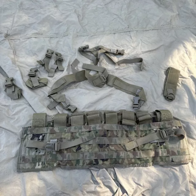 US Army OCP Multicam Molle II Tactical Assault Panel TAP Chest Rig Harness Vest