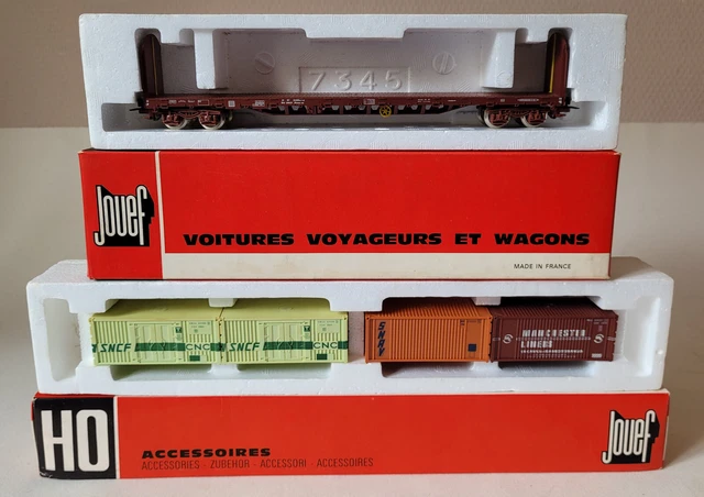 Wagon HO Jouef Lemanissier Dupuis - Réf 652800 - SNCF - Époque 4 - Bon état