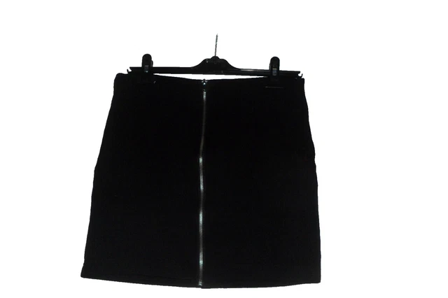 Jupe Crayon Noire Jennyfer - Taille 36 - Occasion Très Bon état - Fermeture éclair