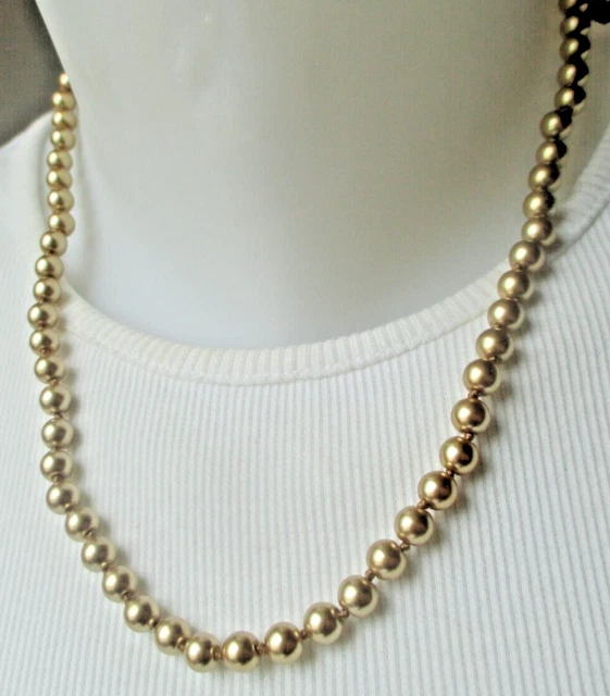 Collier réglable perles céramique et verre Collier réglable perles céramique et verre