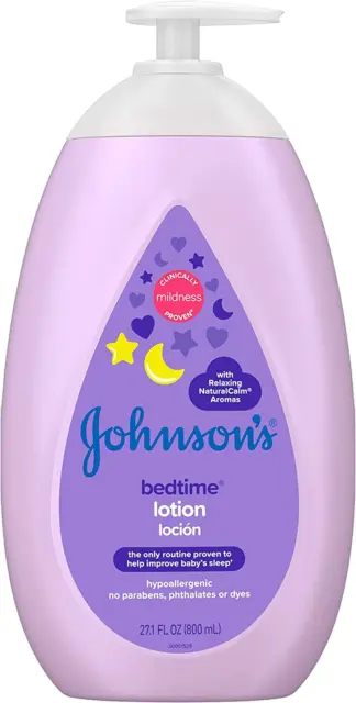 Johnson'S Moisturizing Bedtime Baby Body Lotion with Coconut Oil & Relaxing Natu