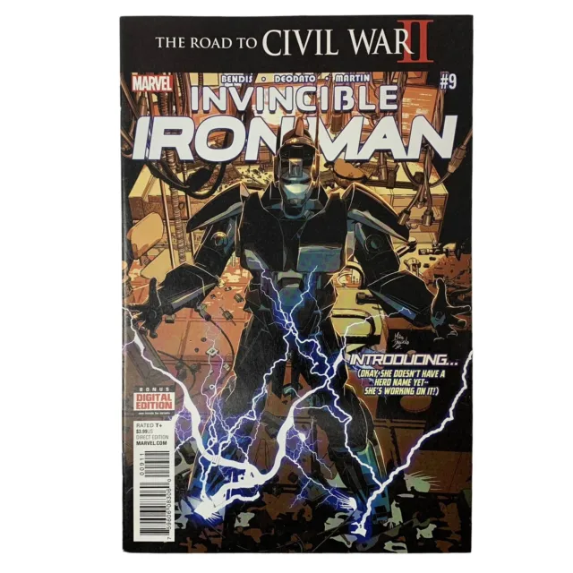 Invincible Iron Man #9 First Print Full Appearance Riri Williams Ironheart NM