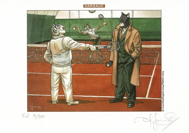Ex-libris BD - Blacksad - Guardino Canales