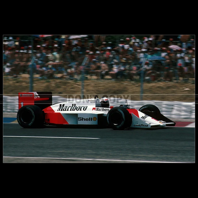 Photo F1 – McLaren MP4-2C 1986 – Alain Prost – Grand Prix – Format A.005415