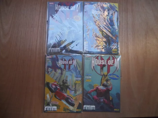 house of m lot de 4 comics du N°1 au N°4  collection complète TTBE