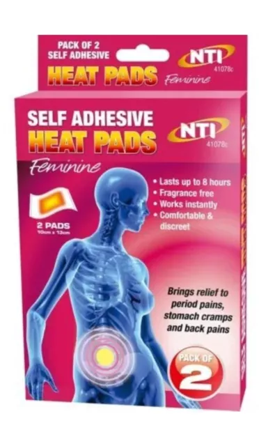 Heat Pads Patches For Pain Relief Muscle Back Neck Stomach Period Pain 8 Hours