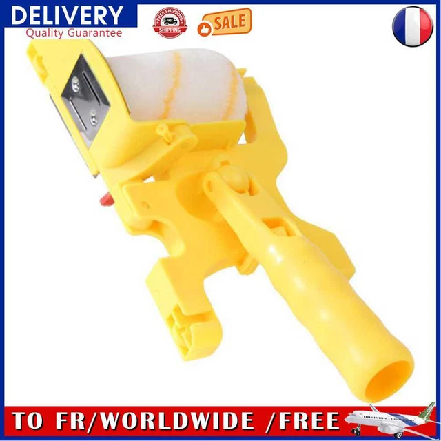 Clean-Cut Paint Edger Roller Brush Painting Edging Tool for Wall Ceiling Door