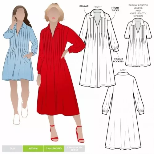 Style Arc Sewing Pattern Xanthe Dress Sizes 10-22