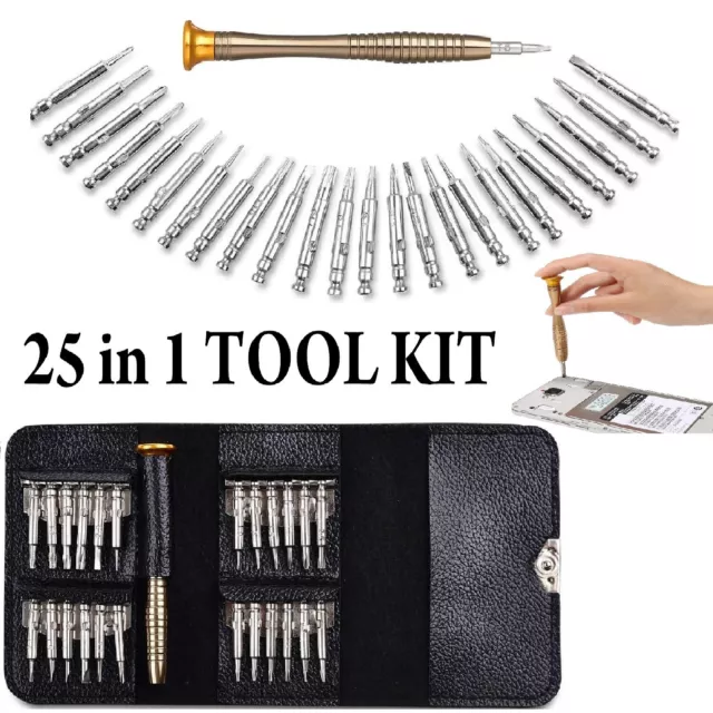 Screwdriver Set Tool Mini Kit 25 in 1 Precision Small Torx Repair Fix Laptop AU