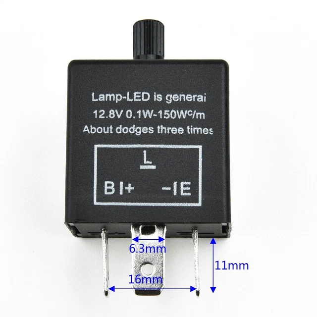 Relè Lampeggiante Universale Per Frecce LED Moto – 2 Pin, 12V, Impermeabile, Plug & Play, Per Yamaha E Altre Moto