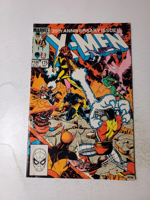 Marvel’s, The Uncanny X-Men, #175, November, 1983. 20th Anniversary Issue VF