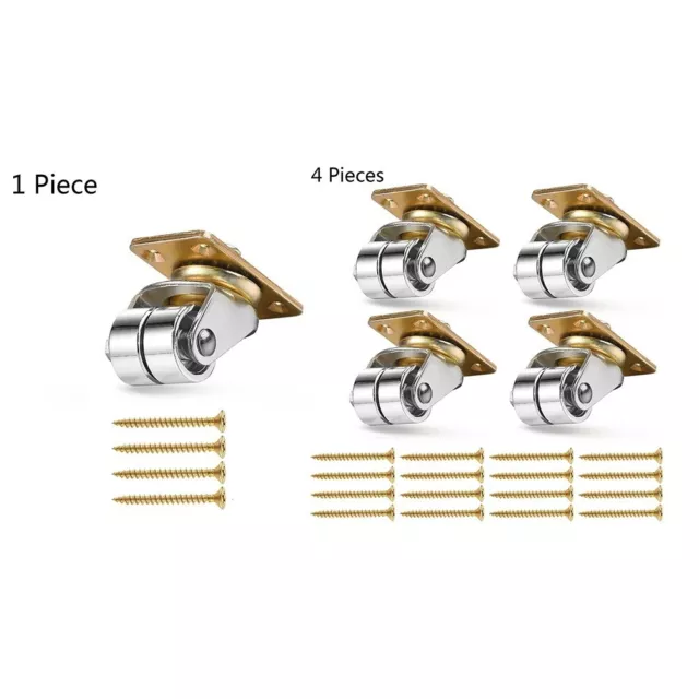 Stylish Vertical Piano Iron Casters Corrosion and Rust Resistant 14pcs
