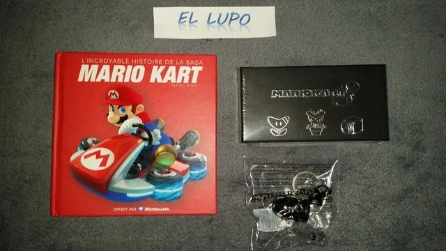 Artbook Mario Kart + Broches + Porte-clés – Édition Collector Nintendo
