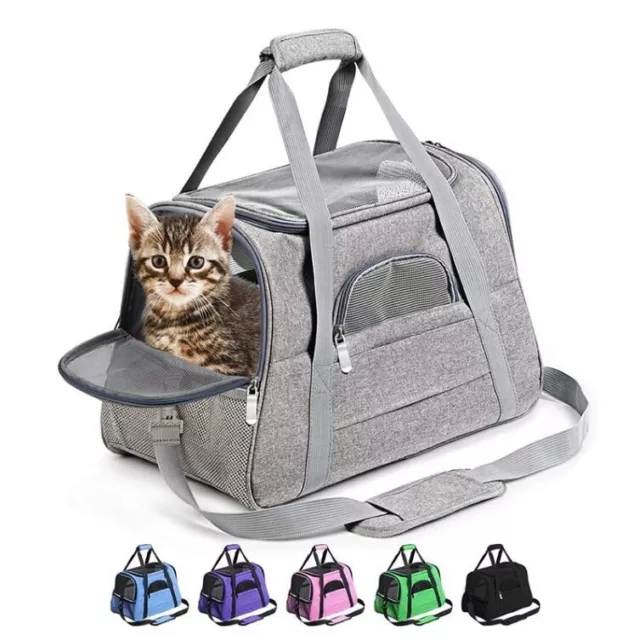 AU Cat Dog Comfort Tote Travel Bag Pet Carrier Bag Portable Large Shoulder Cage