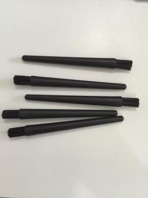 5Pcs Black Anti-Static Static Away Ground Conductive ESD Brush Round