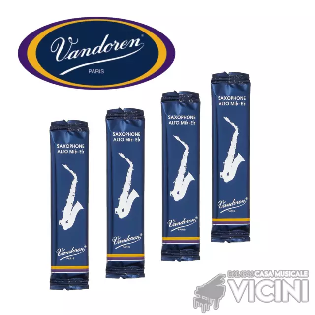 VANDOREN TRADITIONAL BLU ANCIA SAX ALTO Mib - CONTRALTO 1 1,5 2 2,5 3 3,5 ANCE