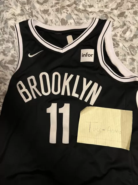 Nike, Shirts, Nike Nba 22 Season Brooklyn Nets Kyrie Irving 11 Basquiat  Le Jersey Size L