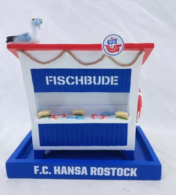 Hansa Rostock Vogelhaus Fischbude Fußball Blau/Weiß