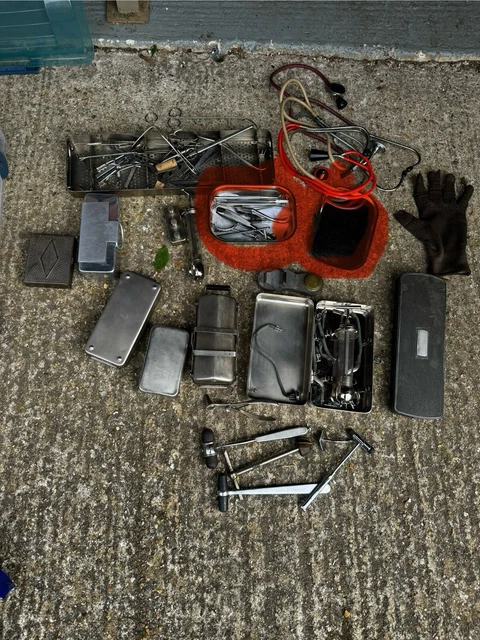 WW2 GERMAN FIELD Hospital Surgical Instruments Verbandkasten Wehrmacht ...