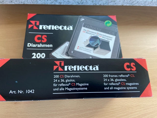 Reflecta CS Diarahmen – 370 Stück – NEU in Originalverpackung – System Agfa
