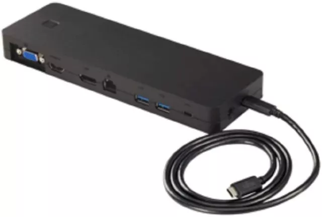 NEW Fujitsu s26391-f1667-l100 USB Type-C Port Replicator Docking Station with 90