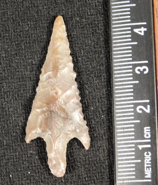 Ancient Stemmed Triangle Form Arrowhead or Flint Artifact Niger 4.96