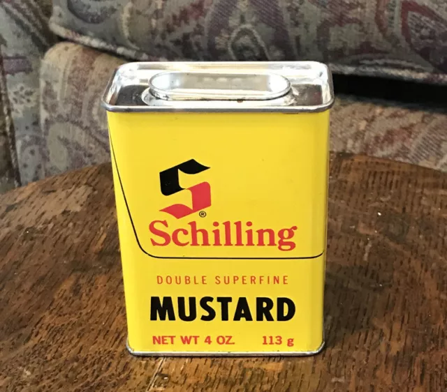 Schilling 4 OZ. Double Superfine Mustard Tin - Mc Cormick & Co., Inc.