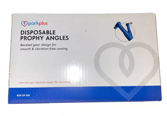 Dental Disposable Prophy Angle 500ct Soft Blue Cup Latex-Free Premium Quality