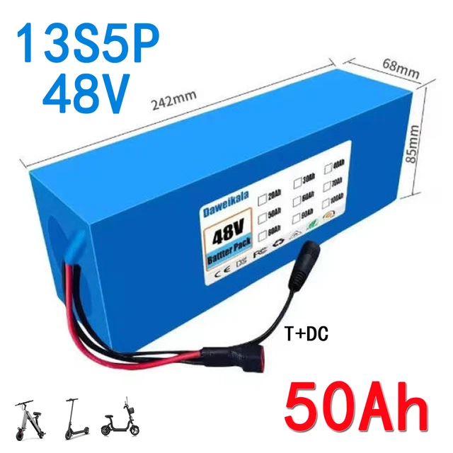 Batterie YOSE POWER 48V 13Ah Li-ion Pour Vélo électrique - Avec Chargeur - NEUVE