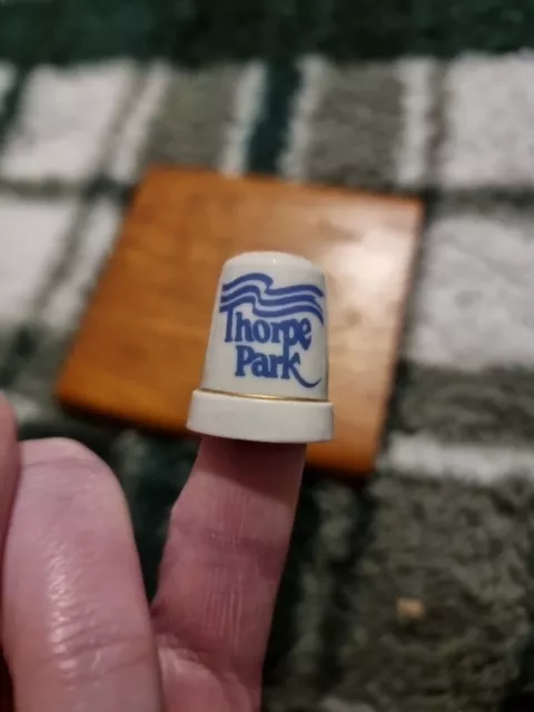 Vintage Thorpe Park Thimble (collectable)