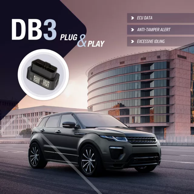 OBD GPS Tracker Coach Car Lorry Van Plug and Play Pay As You Go OBD II Data 3