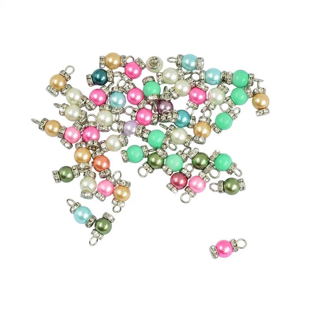 Lot von 50 Stück Glasperlen Schmuck Bunte DIY Schmuckherstellung