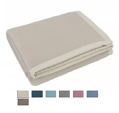 Coperta Coperte di Pura Lana Matrimoniale Invernale Letto Daisy 450gr/mq SOMMA