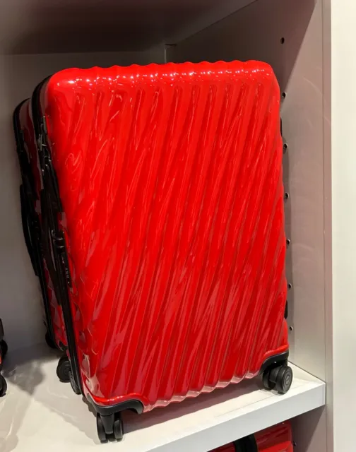 NEW Tumi 19 Degree Extended Trip Expandable 4 Wheel Packing Case Suit Case RED