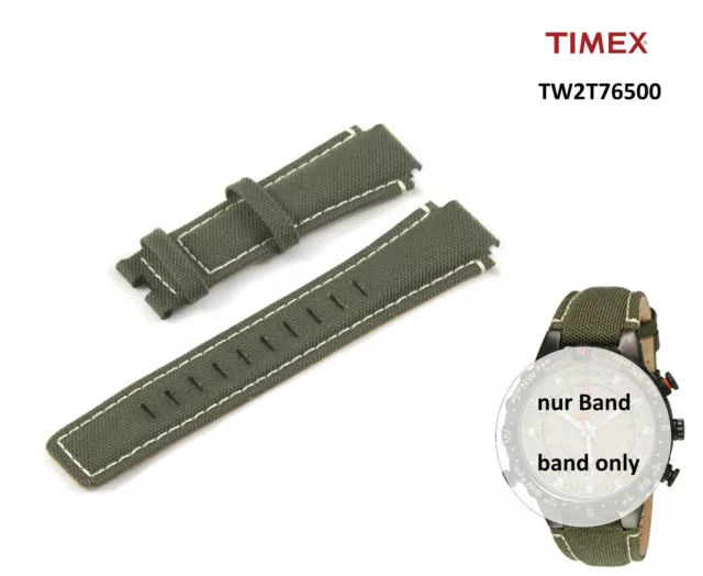 Timex Replacement Band TW2T76500 Allied - Tide Temp Compass For T2P139 T2N739