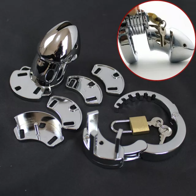 Metal Chastity Device Cage Chastity Curved Bird Lock Slave Cage
