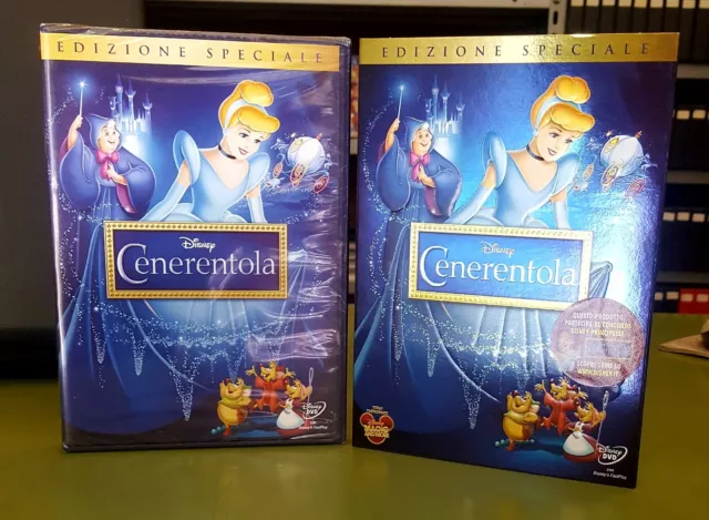 Cenerentola - dvd Disney edizione speciale con slipcase in rilievo - sigillato