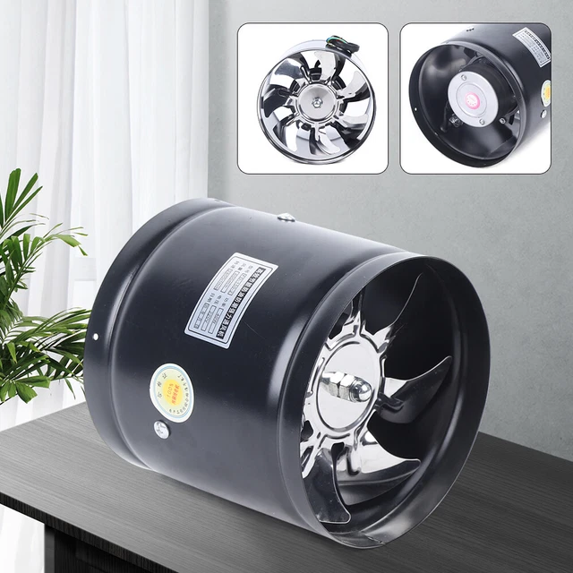 AXIAL PIPE FAN metal fan channel fan exhaust air ventilation air 150mm ...