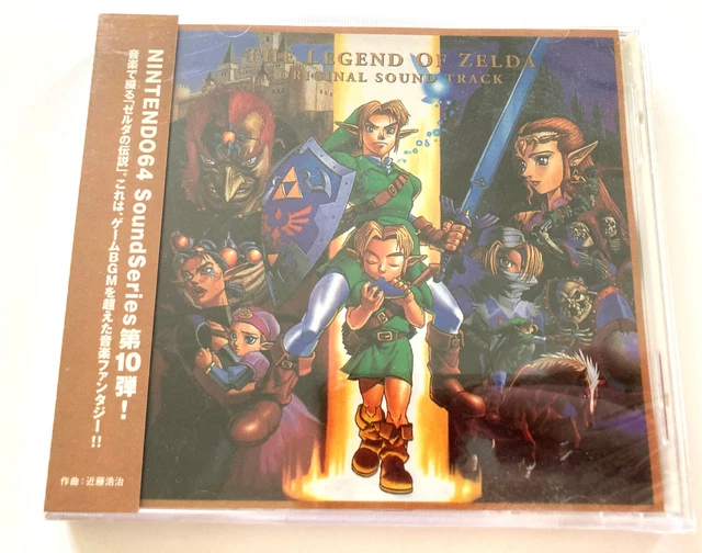 LEGEND OF ZELDA Ocarina of Time OST Soundtrack CD Nintendo 64 Edition