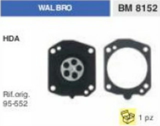 Kit 80 Membrane Carburatore - Compatibile Con Motoseghe 2500, 3800, 4500, 5200, 5800, 95-526 - Foto 5