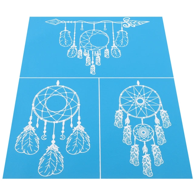 Gittergewebe Siebdruck-Vorlage DIY-Mesh-Schablone Mesh-Transfer