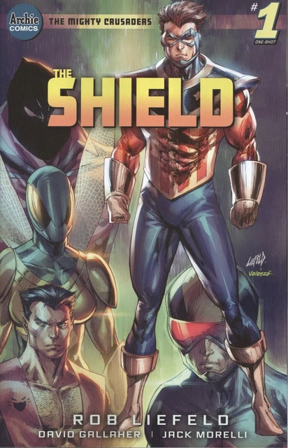 Mighty Crusaders One Shot The Shield Cover F Top Secret Liefel Vf/Nm Archie Hohc