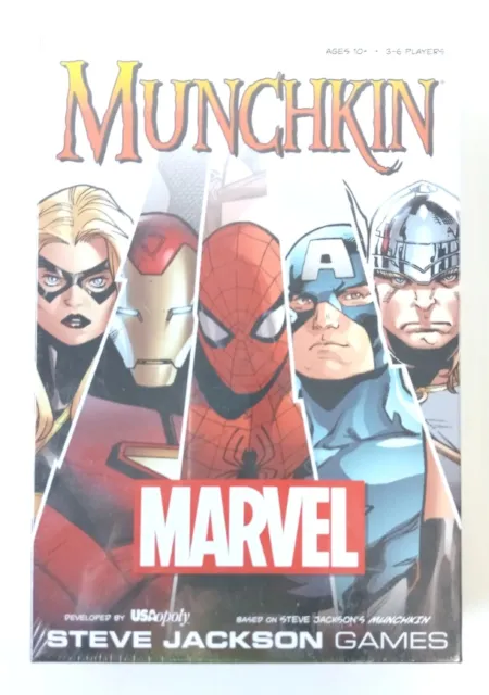 Munchkin Marvel Steve Jackson Card Game - NEW