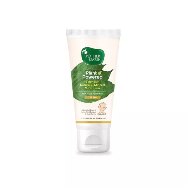 Mother Sparsh Plant Powered Baby Skin Natural and Mineral Sunscreen 100ml