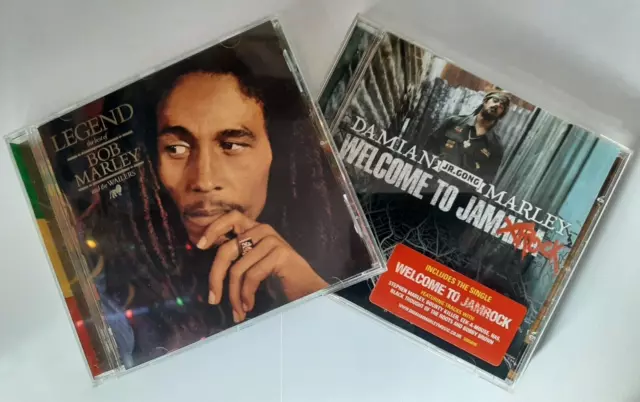 Bob Marley and  the Wailers : 'Legend' & Damian Marley 'Welcome to Jamrock' CD's